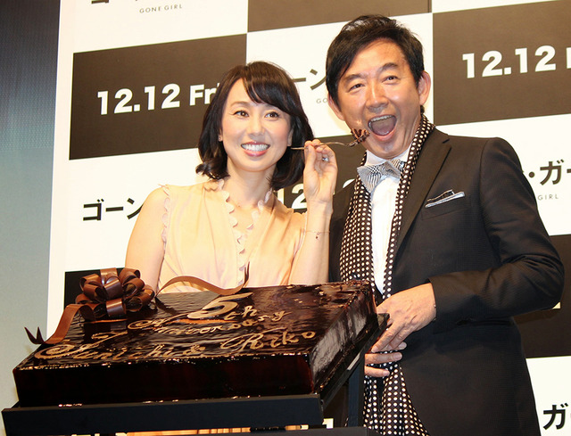 石田純一＆東尾理子夫妻／映画『ゴーン・ガール』PRイベント