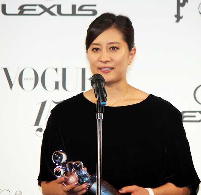 竹内智香（スノーボードアルペン選手）／「VOGUE JAPAN Women of the Year 2014」＆「VOGUE JAPAN Women of Our Time」授賞式
