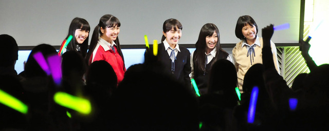 「ももいろクローバーZ」（百田夏菜子、玉井詩織、高城れに、有安杏果、佐々木彩夏）／『幕が上がる』講義 in 武蔵野美術大学