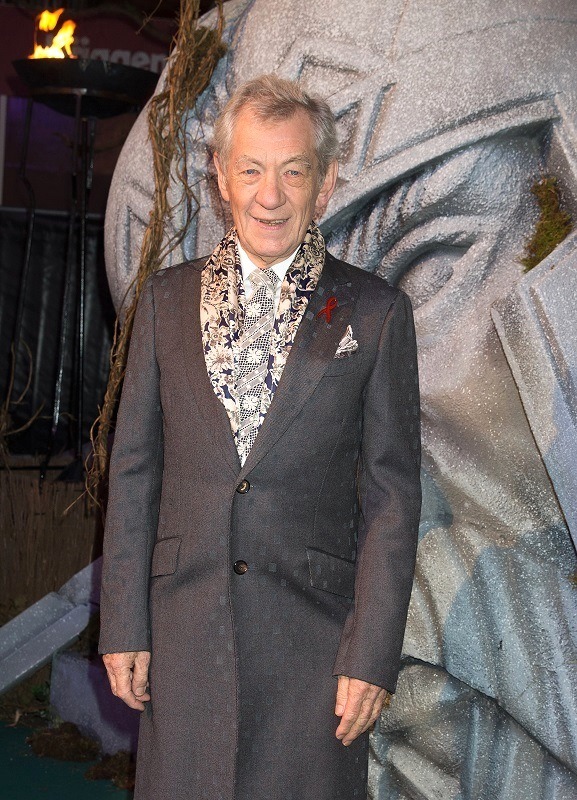 イアン・マッケラン／『ホビット 決戦のゆくえ』ワールド・プレミア　(C)2014 METRO-GOLDWYN-MAYER PICTURES INC. AND WARNER BROS. ENTERTAINMENT INC.