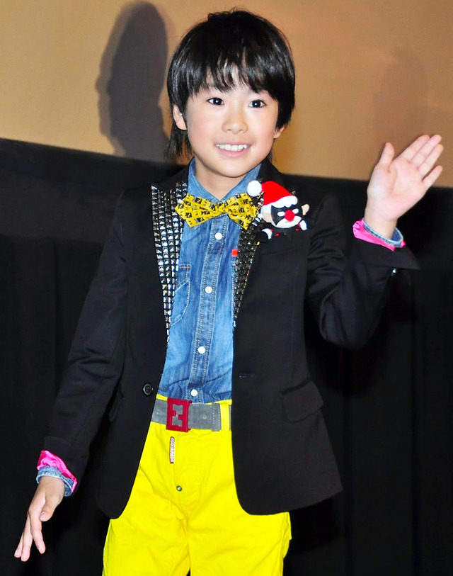 相葉雅紀演じる光の幼少期を演じた、二宮慶多くん／『MIRACLE デビクロくんの恋と魔法』大ヒット舞台挨拶