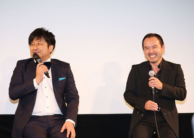 大谷ノブ彦（ダイノジ）＆シーズン2に出演するハリウッド俳優・尾崎英二郎／「エージェント・オブ・シールド」特別上映イベント