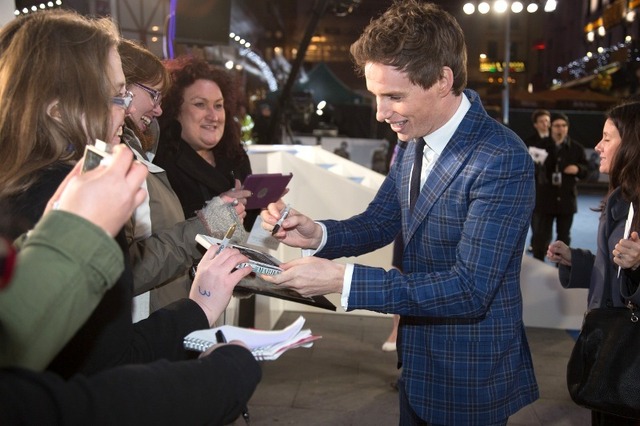 エディ・レッドメイン／『博士と彼女のセオリー』ロンドン・プレミア　(c)UNIVERSAL PICTURES