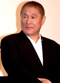 『アキレスと亀』試写会にて　北野武監督。