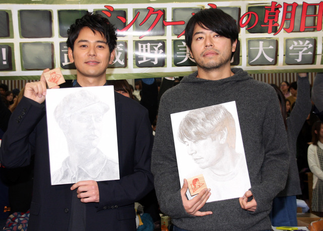 妻夫木聡＆石井裕也（監督）／『バンクーバーの朝日』ティーチイン試写会 in 武蔵野美術大学