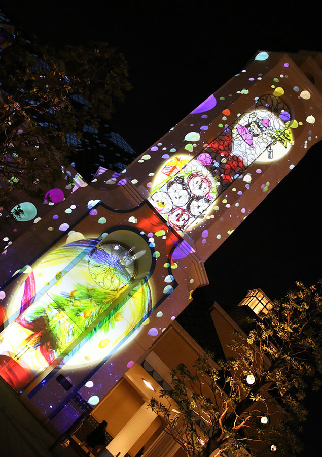 クリスマス限定プロジェクション・マッピング「クリスマス・キャロル・クロック」特別編 in イクスピアリ