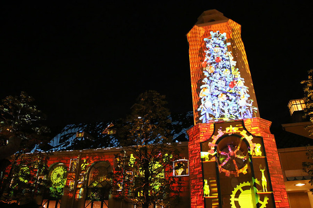 クリスマス限定プロジェクション・マッピング「クリスマス・キャロル・クロック」特別編 in イクスピアリ