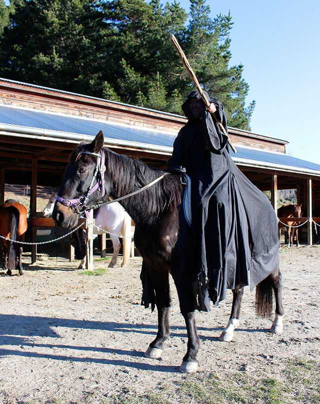 『ロード・オブ・ザ・リング』黒の乗り手に変身