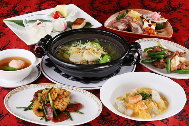 「横浜ベイシェラトン ホテル＆タワーズ」3F 中国料理「彩龍」の「冬の香港フェア」ランチコース 1月13日（火）～2月28日（土）5,500円（サービス料込・税別）。