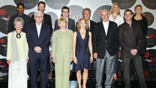 「AFI ナイト・アット・ムーヴィーズ」で一堂に会したスターたち。　-(C) Getty Images/AFLO