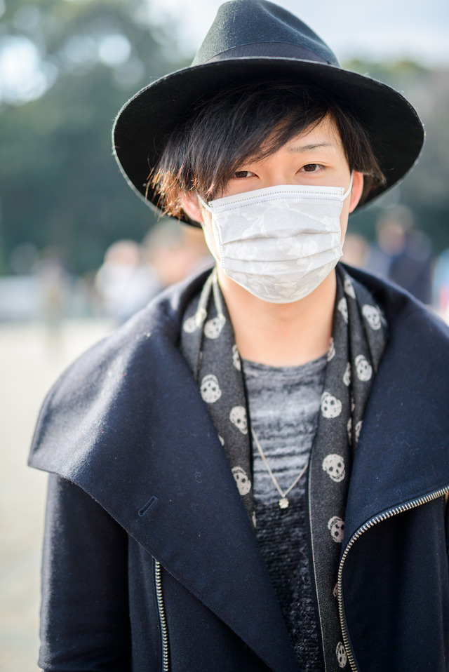 男性もオシャレなマスクコーデを楽しめる。Copyright &copy； 2015 “VanMed Australia” All Rights Reserved.