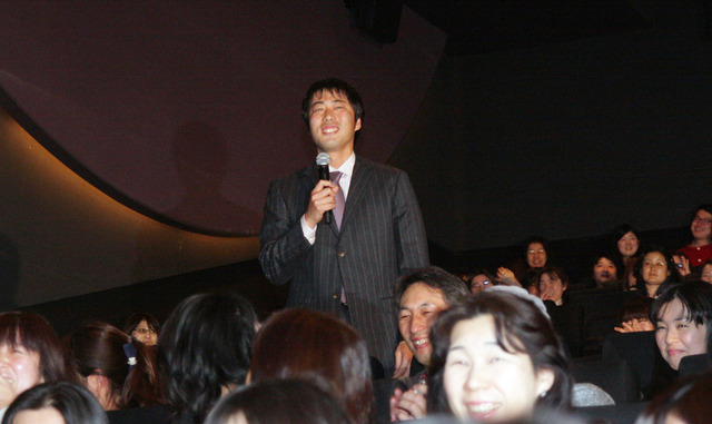 「ボストン・レッドソックス」上原浩治選手／『バンクーバーの朝日』ティーチイン付き大ヒット御礼舞台挨拶