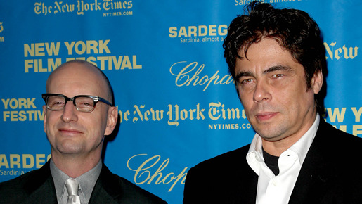 NY映画祭で開催された『チェ』のN.Y.プレミアでのスティーヴン・ソダーバーグ監督（左）とベニチオ・デル・トロ　-(C) AFLO