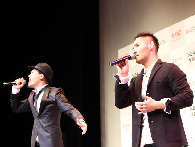 Rake＆中孝介（ともに主題歌）／『KANO ～1931海の向こうの甲子園～』ジャパンプレミア