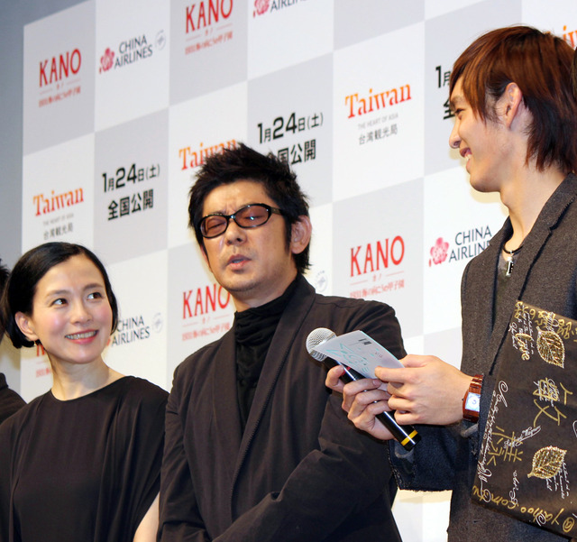 永瀬正敏＆坂井真紀＆ツァオ・ヨウニン／『KANO ～1931海の向こうの甲子園～』ジャパンプレミア