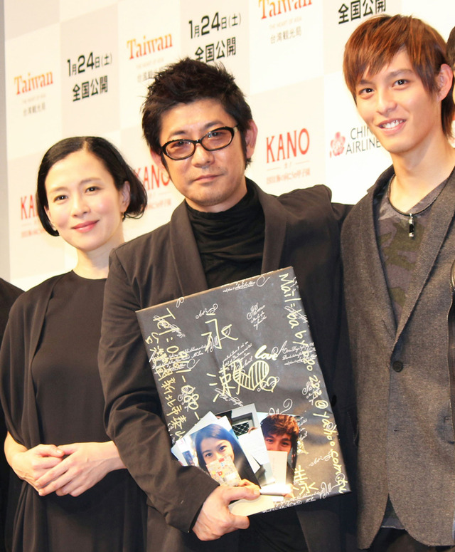 永瀬正敏＆坂井真紀＆ツァオ・ヨウニン／『KANO ～1931海の向こうの甲子園～』ジャパンプレミア