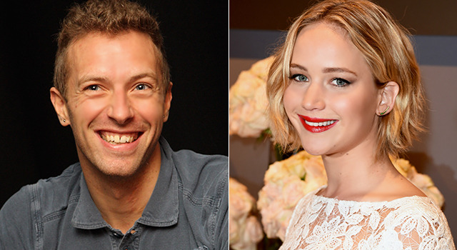 クリス・マーティン＆ジェニファー・ローレンス-(C) Getty Images
