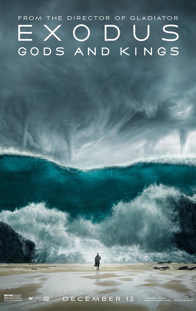 紅海の海割れモーションポスター／『エクソダス：神と王』　-(C) 2014 Twentieth Century Fox Film Corporation All Rights Reserved.