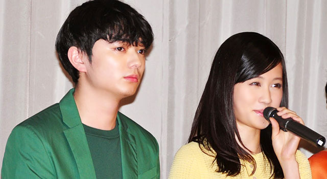 染谷将太＆前田敦子／『さよなら歌舞伎町』初日舞台挨拶