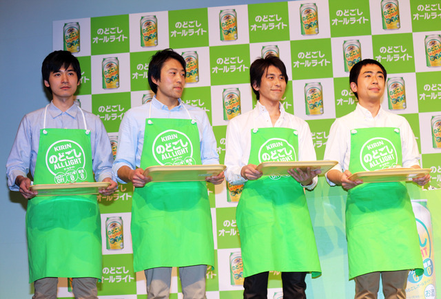 オーライパパ／「キリン のどごし オールライト」新CM発表会