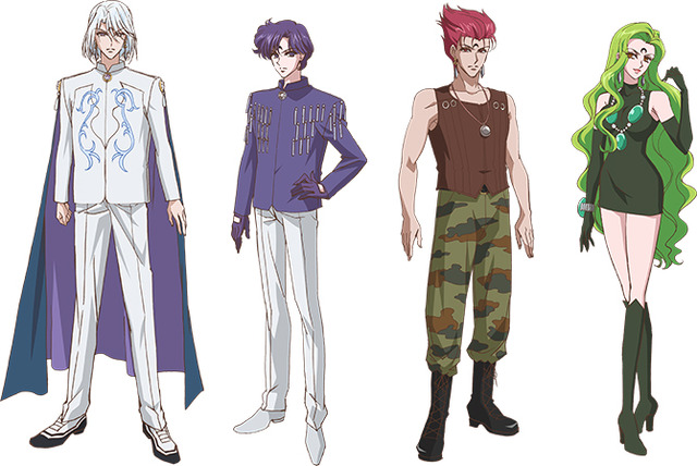 左からデマンド、サフィール、ルベウス、エスメロード -(C) 武内直子・PNP・講談社・東映アニメーション