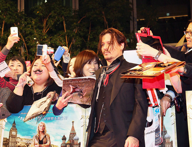 ジョニー・デップ／『チャーリー・モルデカイ 華麗なる名画の秘密』ジャパンプレミア