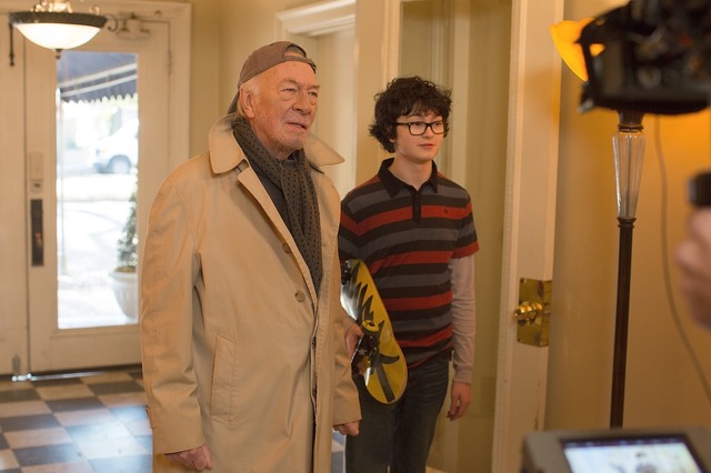 クリストファー・プラマーとジャレッド・ギルマン／『トレヴィの泉で二度目の恋を』（C）2014 CUATRO PLUS FILMS, LLC