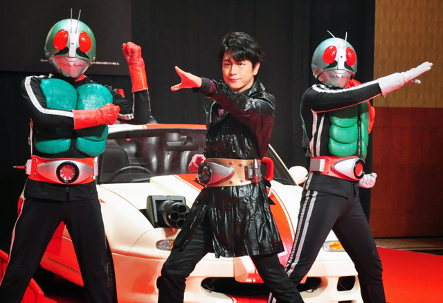 “仮面ライダー3号”こと黒井響一郎を演じる、及川光博／映画『スーパーヒーロー大戦GP 仮面ライダー3号』会見