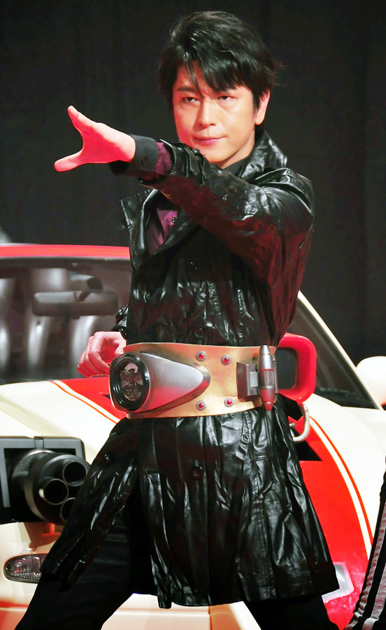 “仮面ライダー3号”こと黒井響一郎を演じる、及川光博／映画『スーパーヒーロー大戦GP 仮面ライダー3号』会見