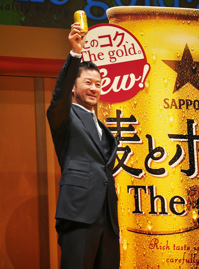 浅野忠信／「麦とホップ The gold」新CM発表会