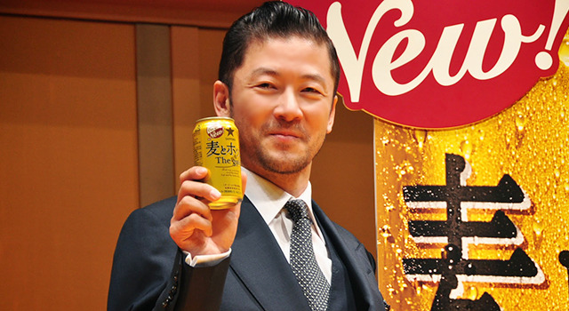 浅野忠信／「麦とホップ The gold」新CM発表会