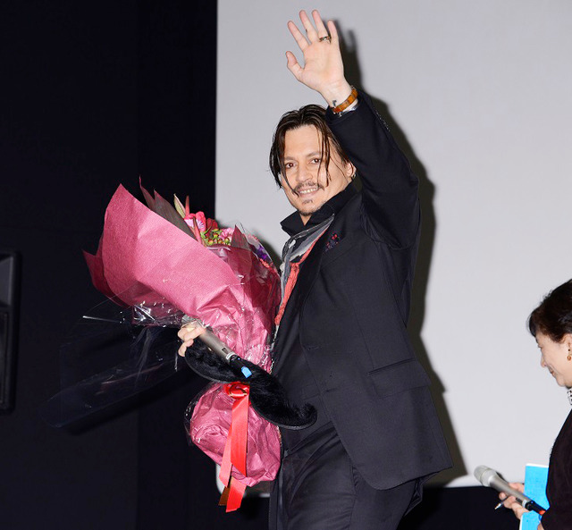 ジョニー・デップ／『チャーリー・モルデカイ 華麗なる名画の秘密』ジャパンプレミア