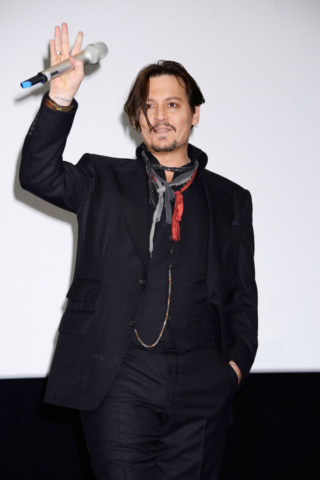 ジョニー・デップ／『チャーリー・モルデカイ 華麗なる名画の秘密』ジャパンプレミア