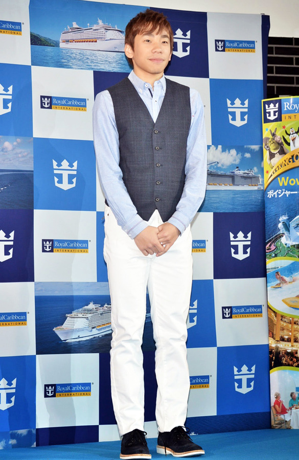 家族仲を明かした、織田信成／豪華客船「ボイジャー・オブ・ザ・シーズ」PRアンバサダー任命式