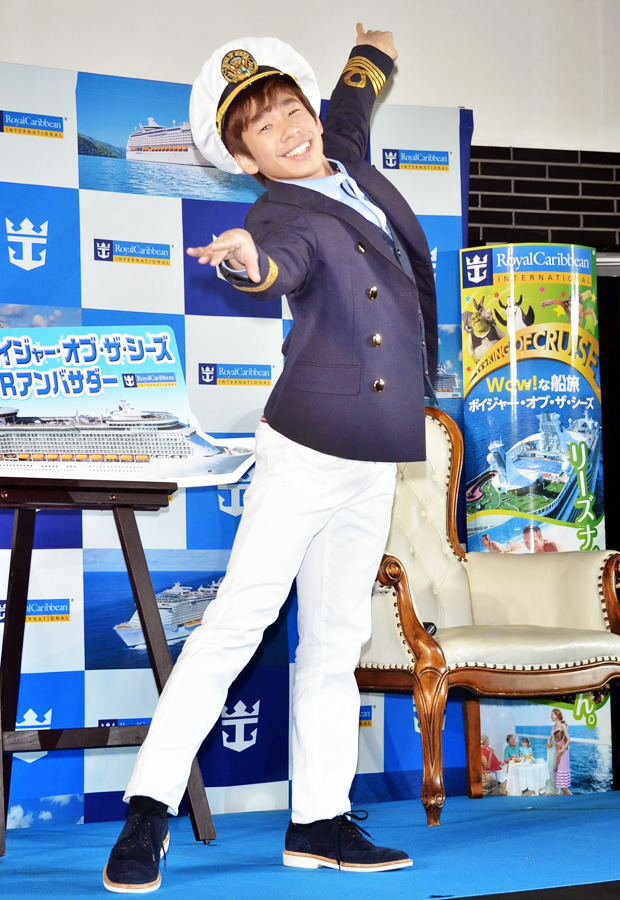 家族仲を明かした、織田信成／豪華客船「ボイジャー・オブ・ザ・シーズ」PRアンバサダー任命式