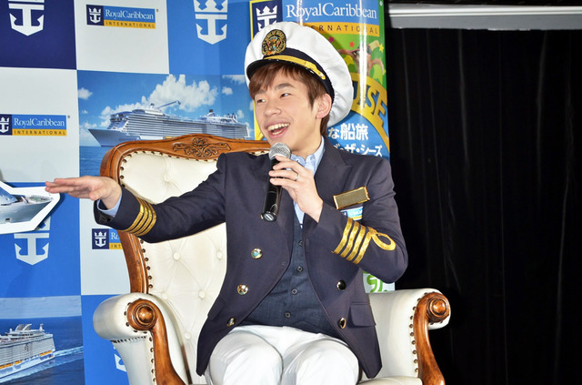 家族仲を明かした、織田信成／豪華客船「ボイジャー・オブ・ザ・シーズ」PRアンバサダー任命式