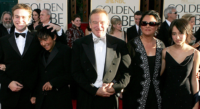 ロビン・ウィリアムズと元妻＆子どもたち-(C) Getty Images