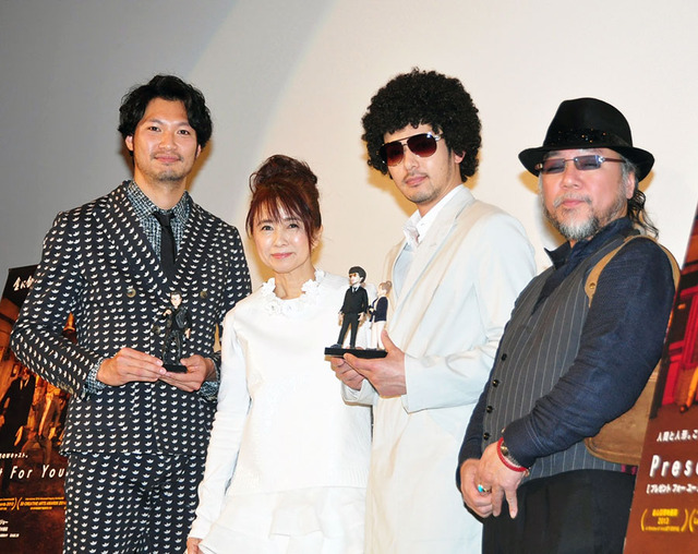 オダギリジョー＆風吹ジュン＆青木崇高＆臺佳彦（監督）／『Present for You』舞台挨拶