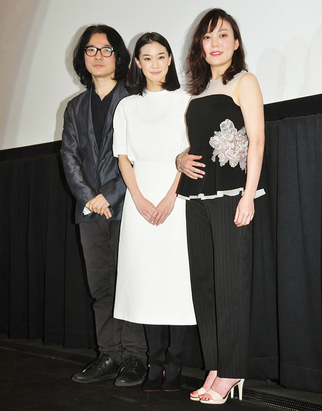 岩井俊二監督＆蒼井優＆鈴木杏／『花とアリス殺人事件』完成披露試写会