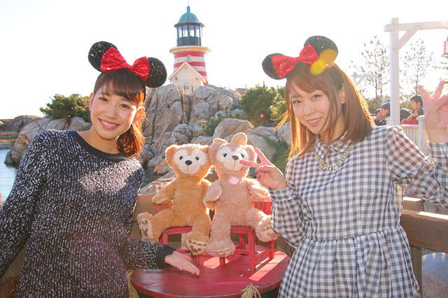 那海さんと亜季さん／ダッフィー＆シェリーメイのフォトースポット
