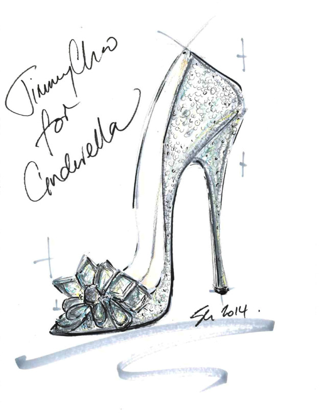 『シンデレラ』×「ジミー・チュウ（Jimmy Choo）」ガラスの靴