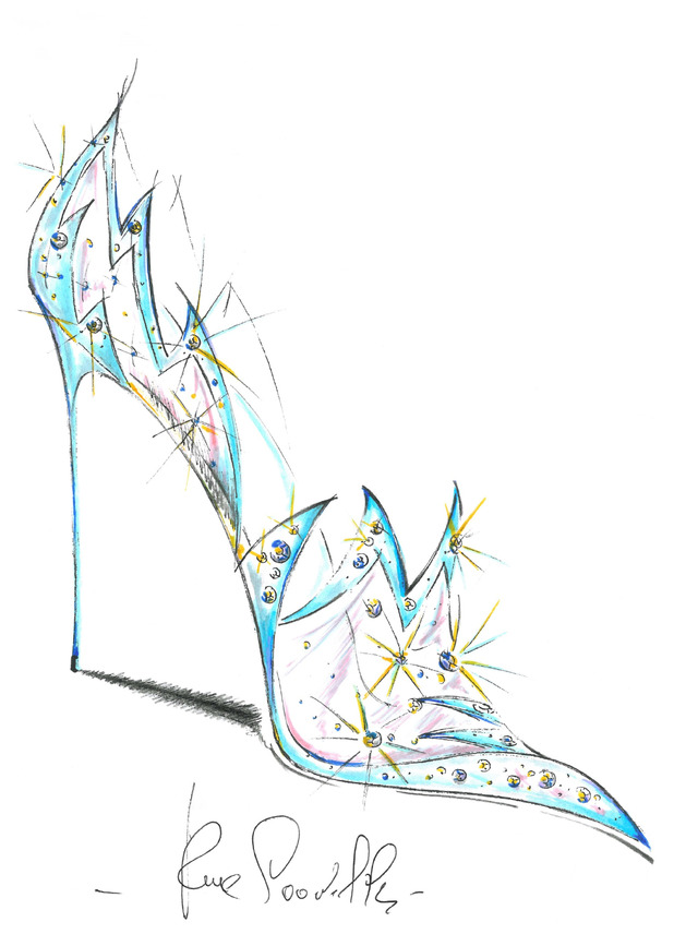 『シンデレラ』×「レネ・カオヴィラ（Rene Caovilla）」ガラスの靴