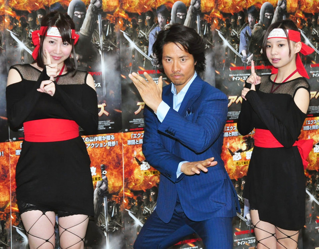 ケイン・コスギ＆吉田早希＆川井優沙／映画『ニンジャ・アベンジャーズ』来日会見