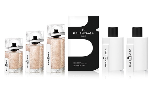 更に、「B.バレンシアガボディローション」（200ml／6,600円）、「B.バレンシアガシャワージェル」（200ml／5,600円）も発売される