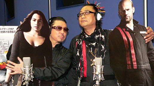 バブルガム・ブラザーズ『デス・レース』アフレコに挑戦（左：ブラザー・コーン、右：ブラザートム）