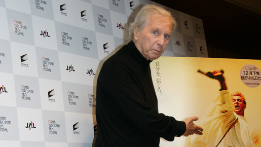 大阪ヨーロッパ映画祭名誉委員長を務めるモーリス・ジャール。