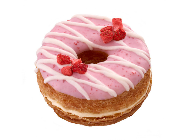 ミスタークロワッサンドーナツ ストロベリー＆カスタードホイップ