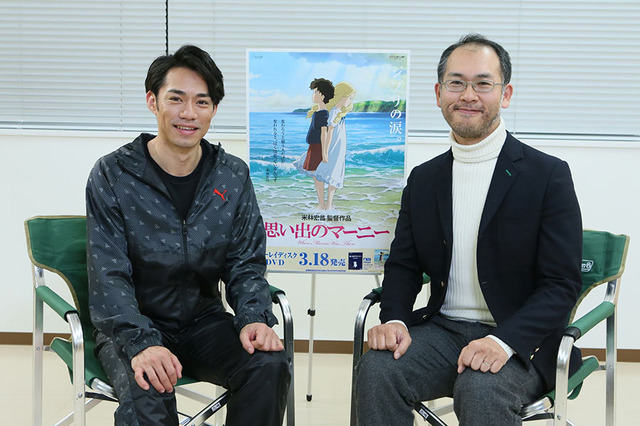 フィギュアスケーターの高橋大輔＆監督・米林宏昌