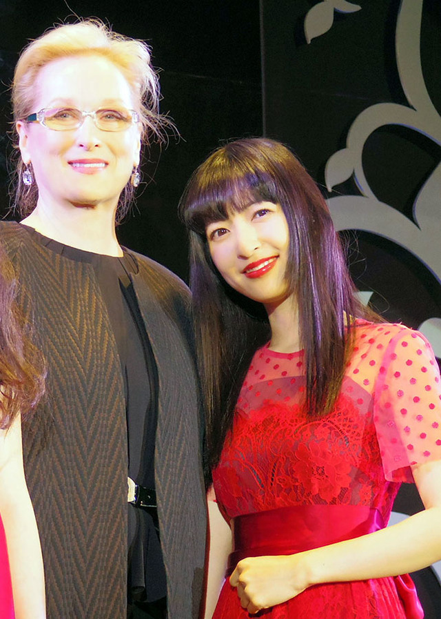神田沙也加＆メリル・ストリープ／ディズニー最新作『イントゥ・ザ・ウッズ』ジャパンプレミア