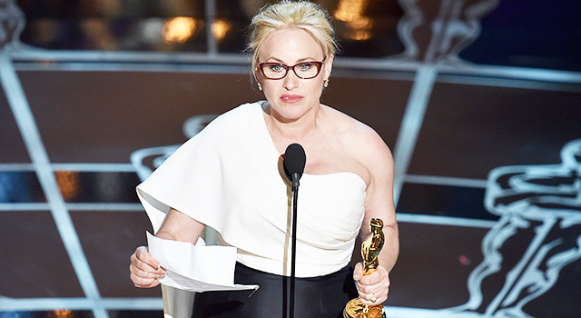 第87回アカデミー賞「助演女優賞」を受賞したパトリシア・アークエット／(C) Getty Images